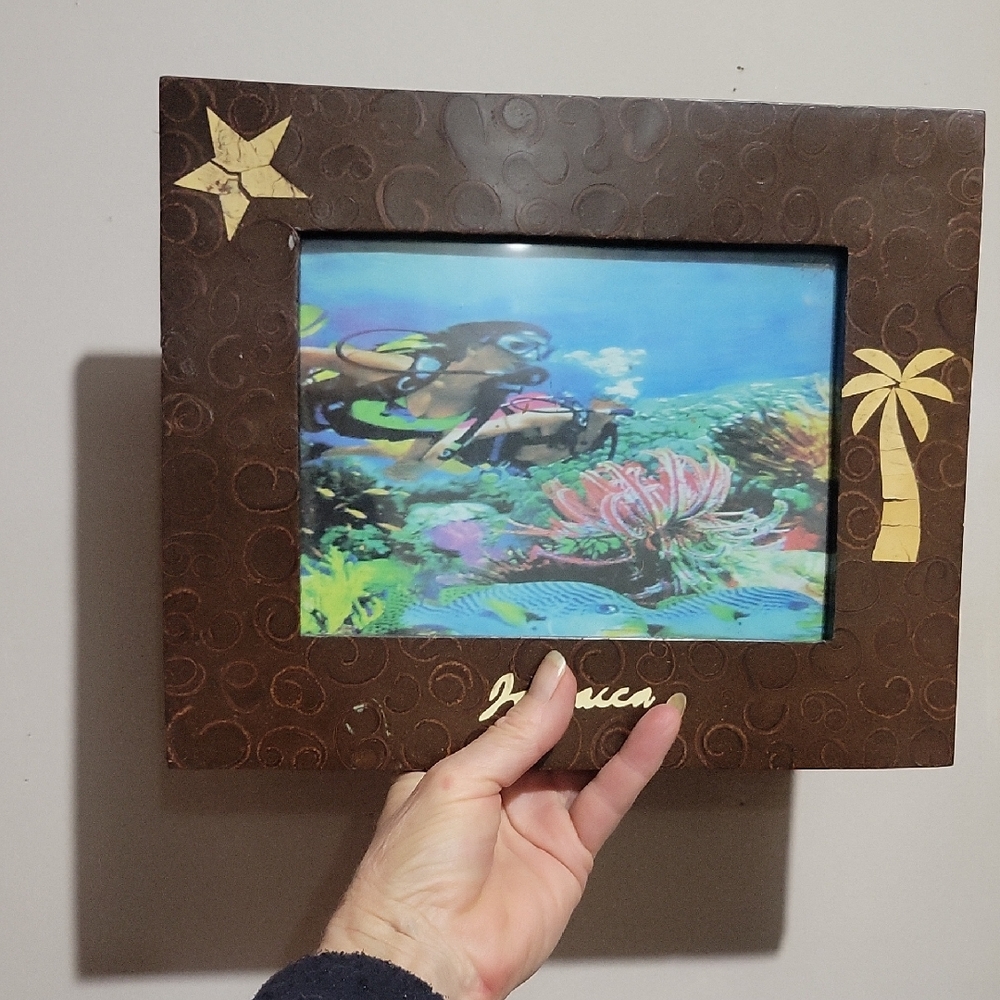 8x10" JAMAICA Frame~Coconuts